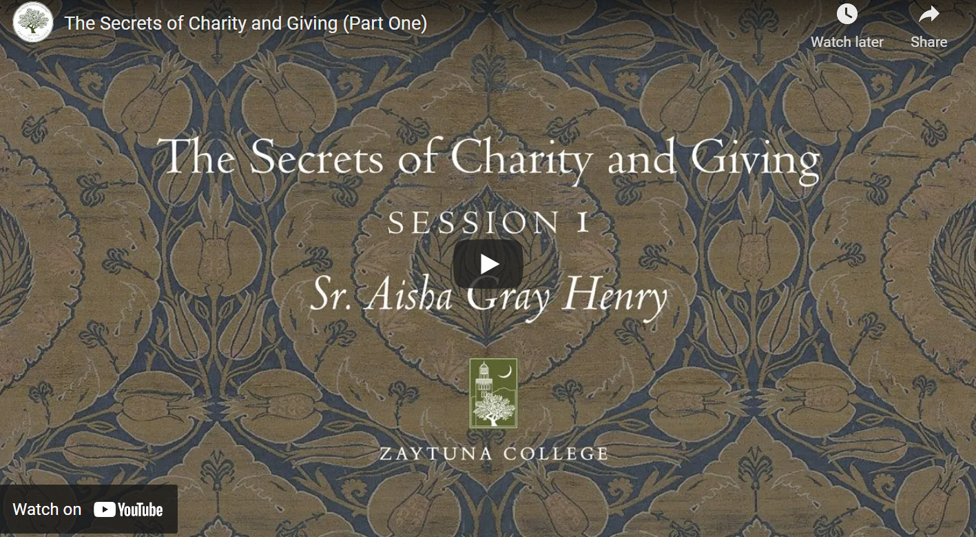 charity_zaytunalecture The Secrets of Charity and Giving